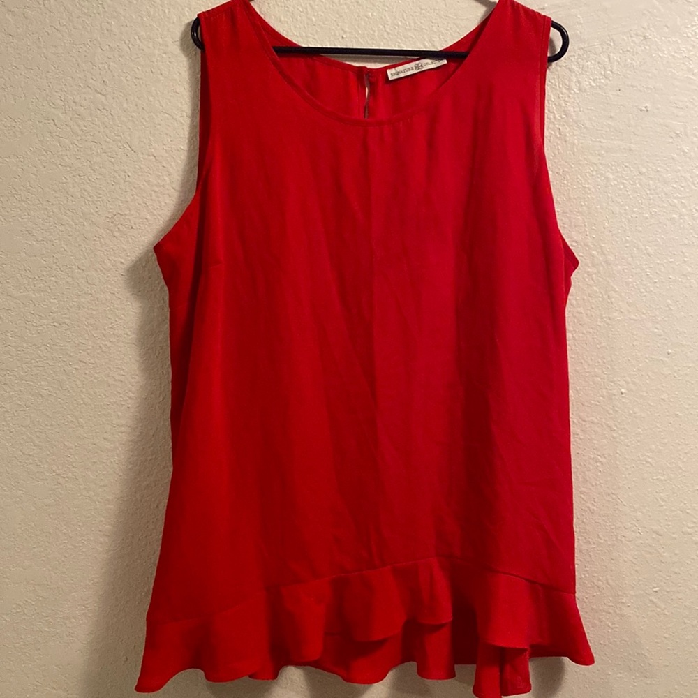 Signature Collection ruffle blouse top